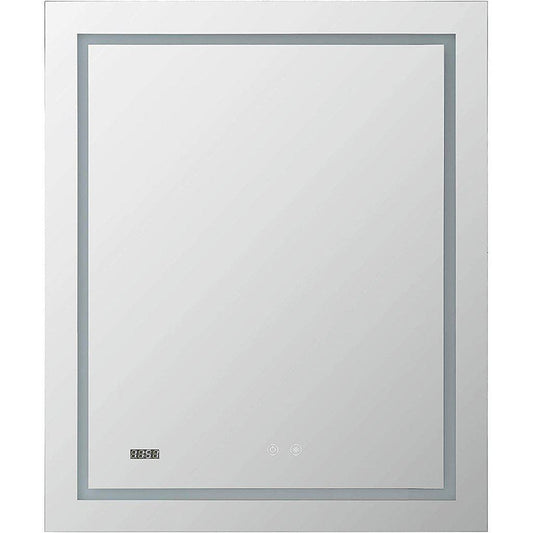 Aquadom Daytona  30" x 36" Rectangle Ultra-Slim Frame LED Lighted Bathroom Mirror With Defogger - D-3036-N
