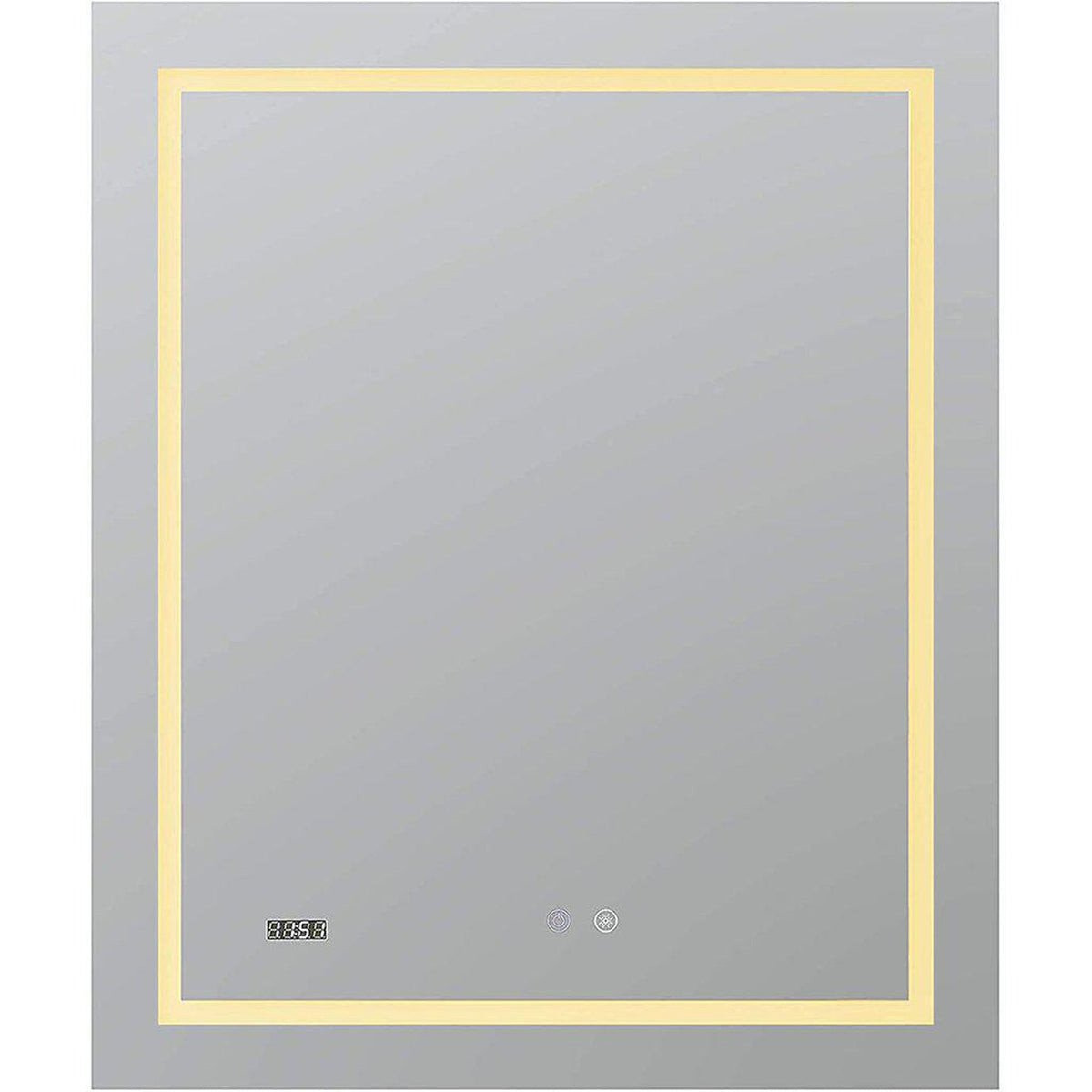 Aquadom Daytona  30" x 36" Rectangle Ultra-Slim Frame LED Lighted Bathroom Mirror With Defogger - D-3036-N
