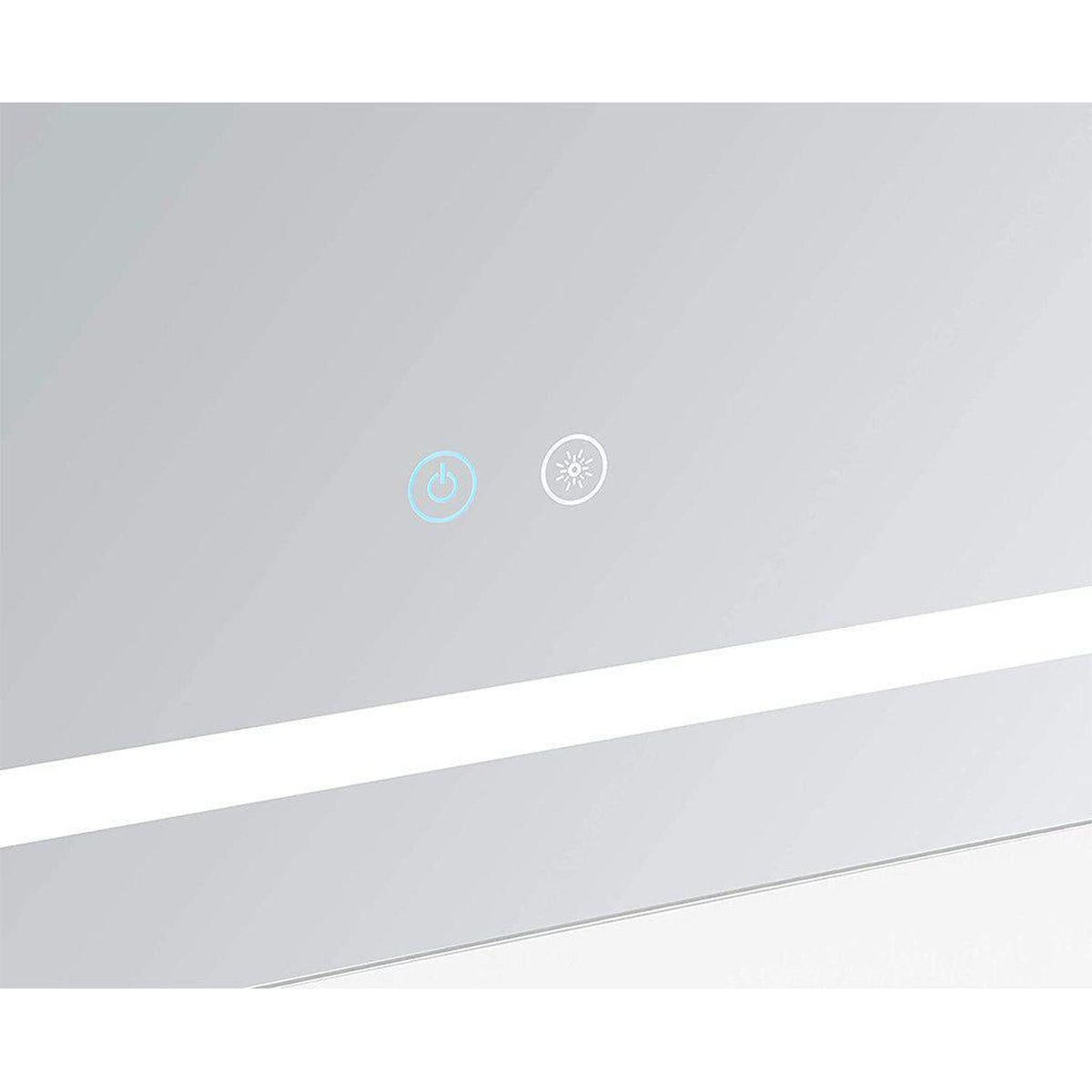 Aquadom Daytona 36" x 30" Rectangle  Ultra-Slim Frame LED Lighted Bathroom Mirror With Defogger - D-3630-N
