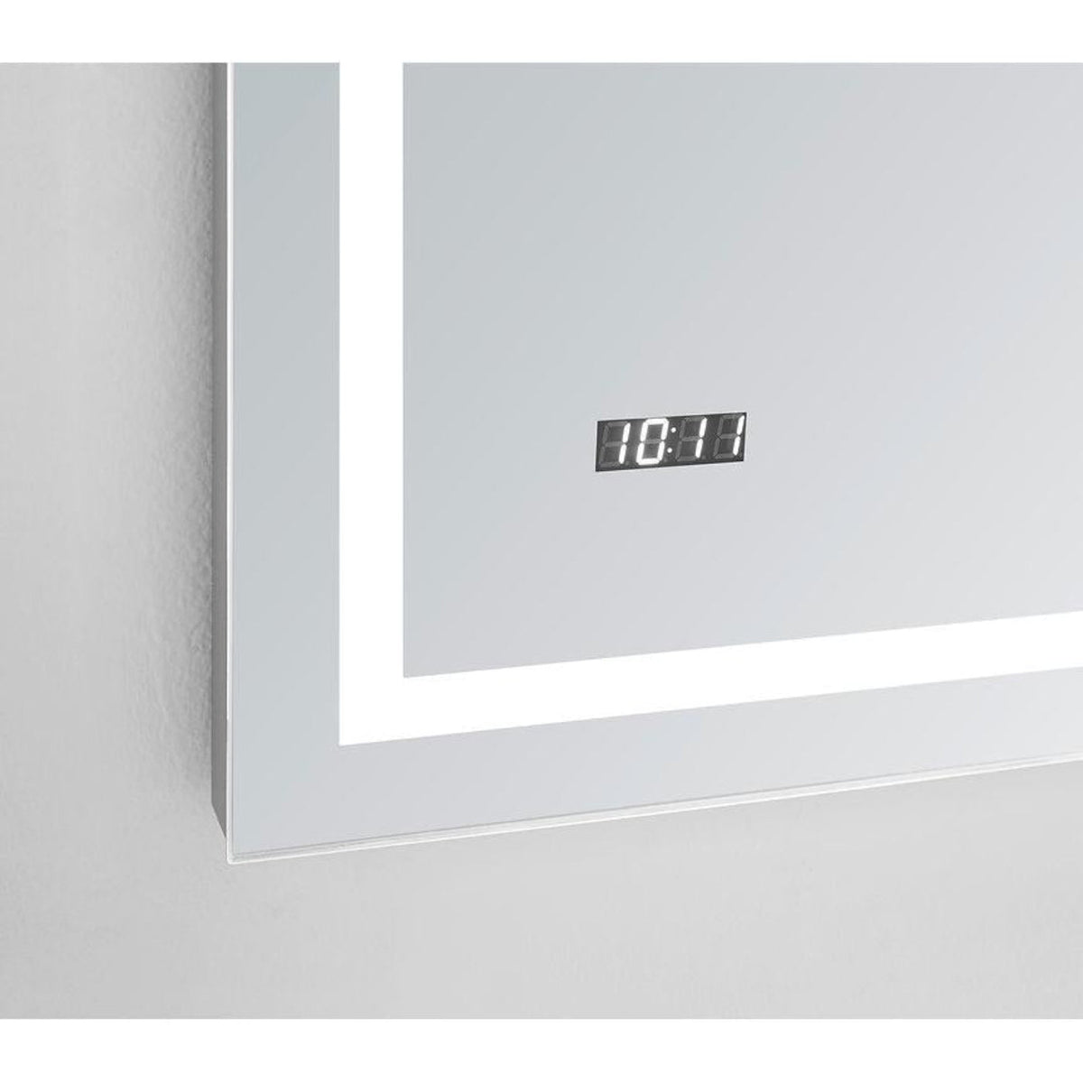 Aquadom Daytona 40" x 30" Rectangle Ultra-Slim Frame LED Lighted Bathroom Mirror With Defogger - D-4030-N