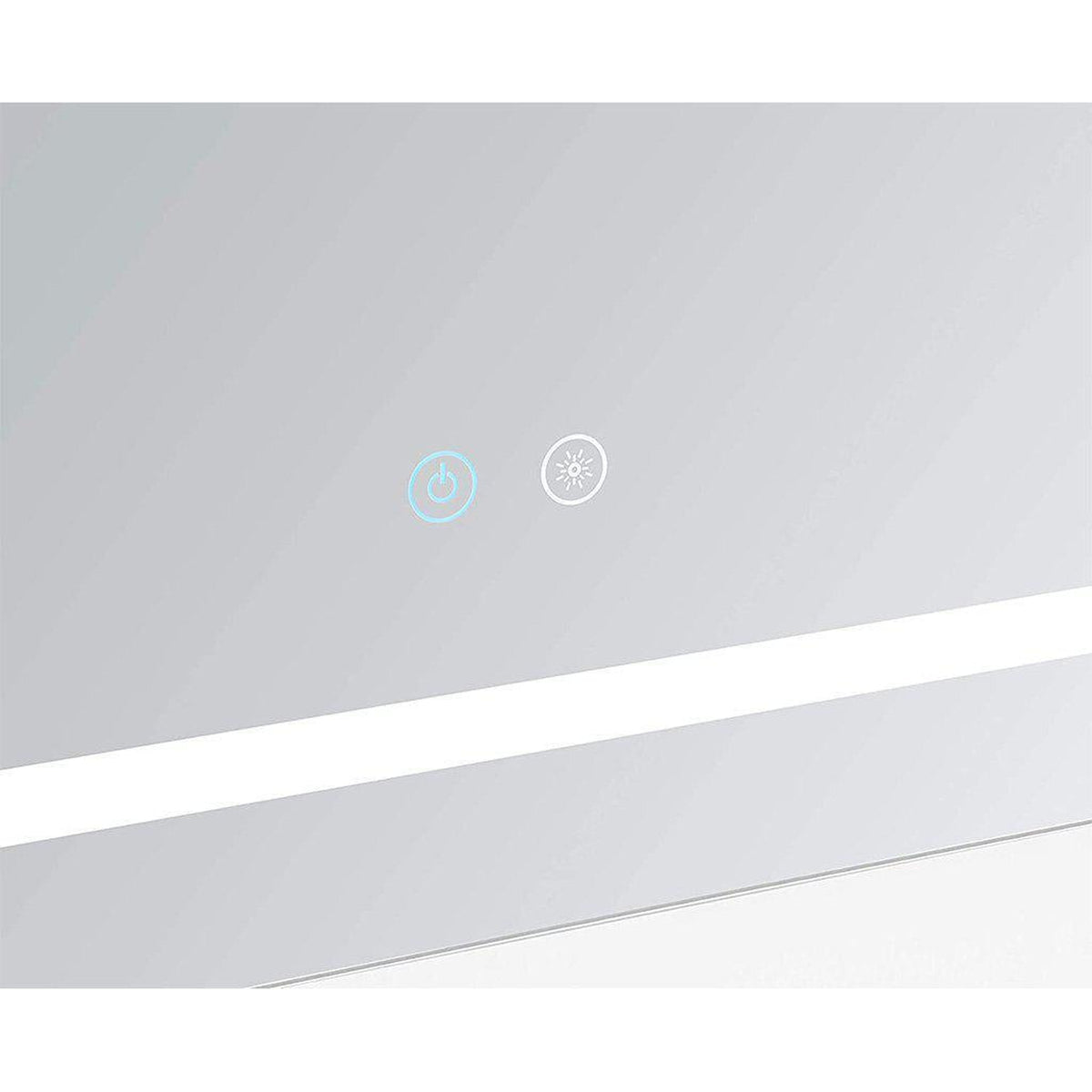 Aquadom Daytona 48" x 30" Rectangle  Ultra-Slim Frame LED Lighted Bathroom Mirror With Defogger - D-4830-N