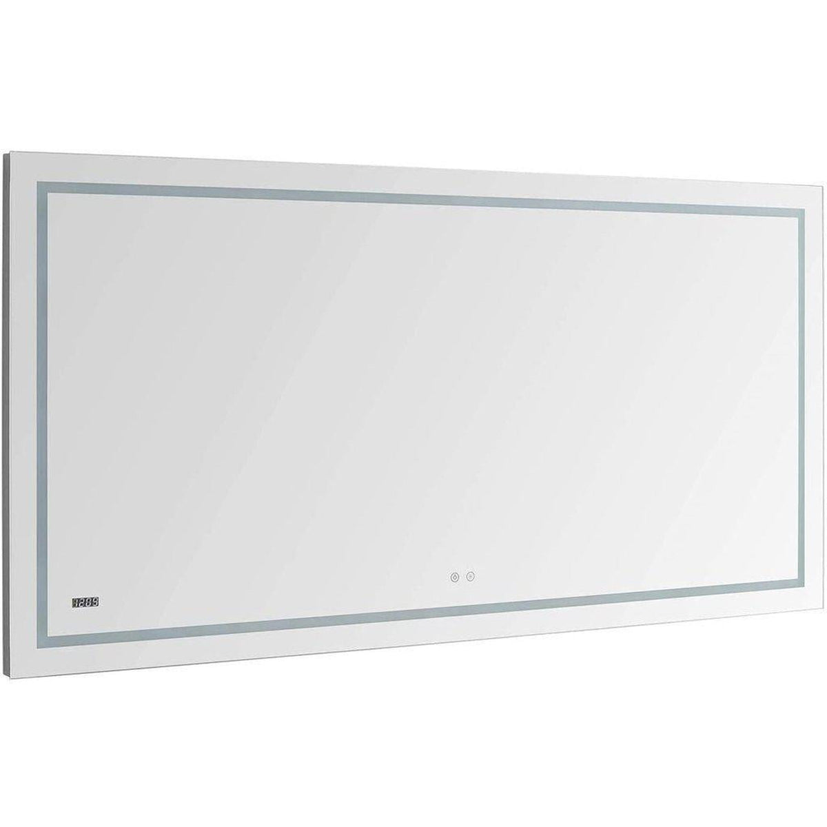 Aquadom Daytona 48" x 36" Rectangle  Ultra-Slim Frame LED Lighted Bathroom Mirror With Defogger - D-4836-N