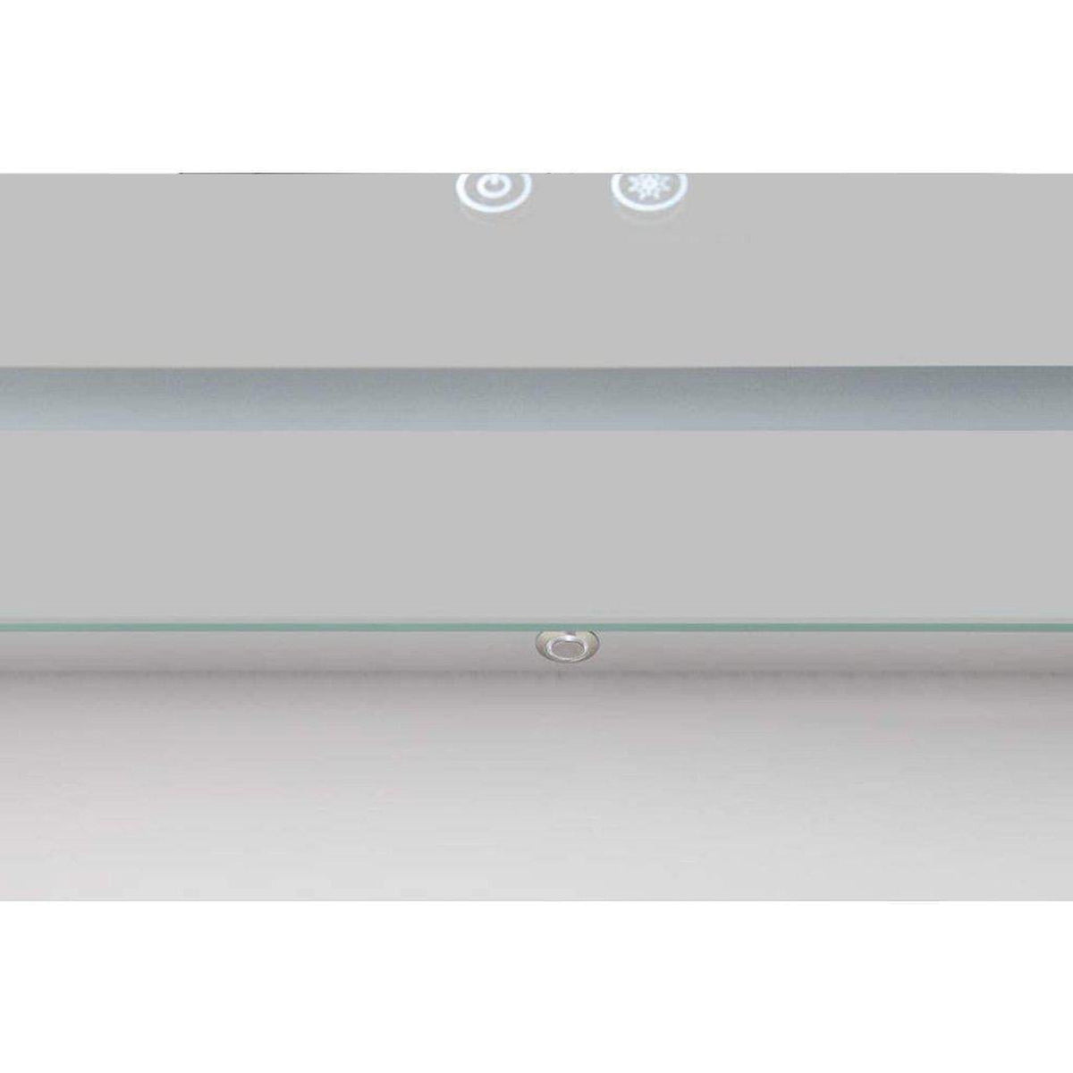 Aquadom Daytona 48" x 36" Rectangle  Ultra-Slim Frame LED Lighted Bathroom Mirror With Defogger - D-4836-N