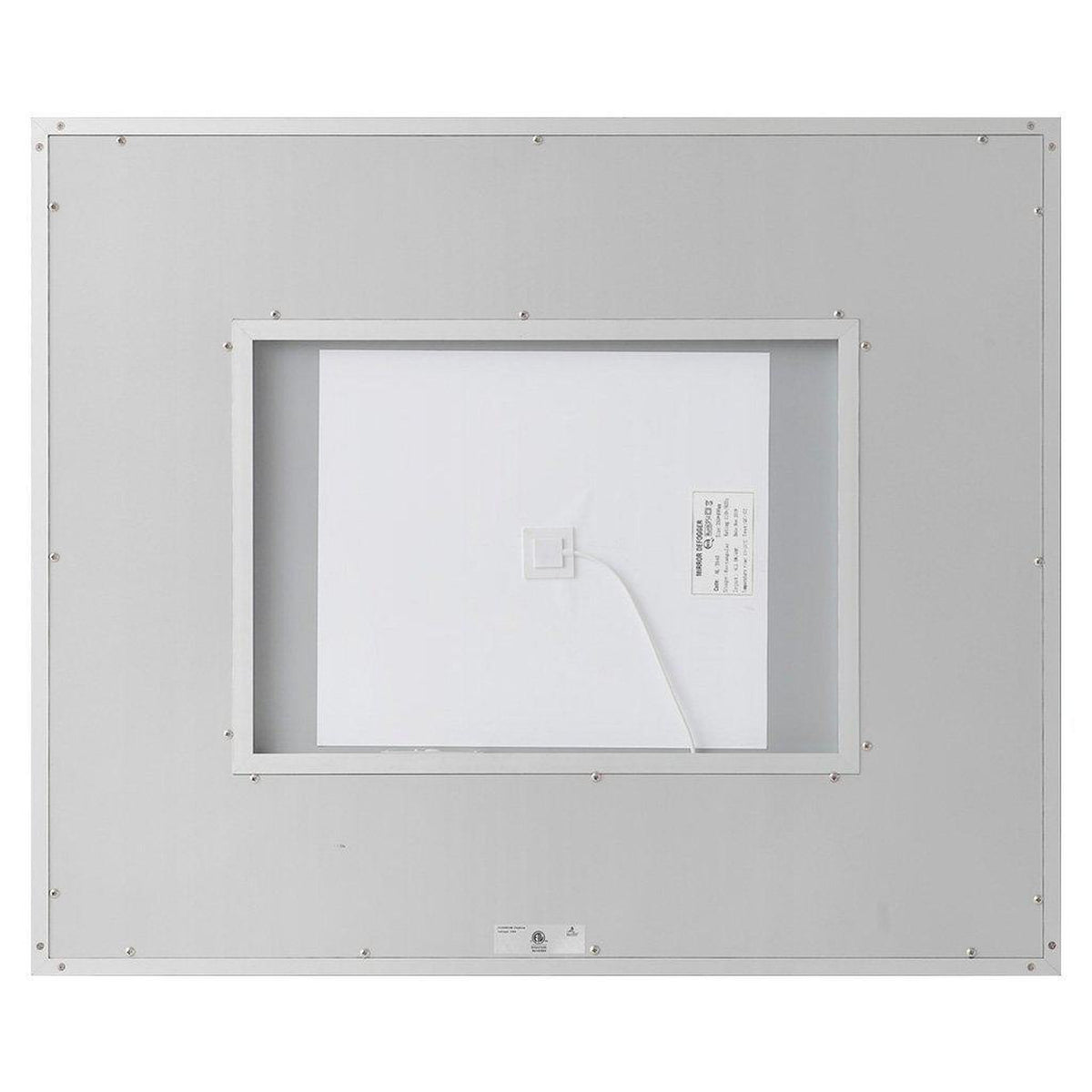 Aquadom Daytona 60" x 36" Rectangle Ultra-Slim Frame LED Lighted Bathroom Mirror With Defogger