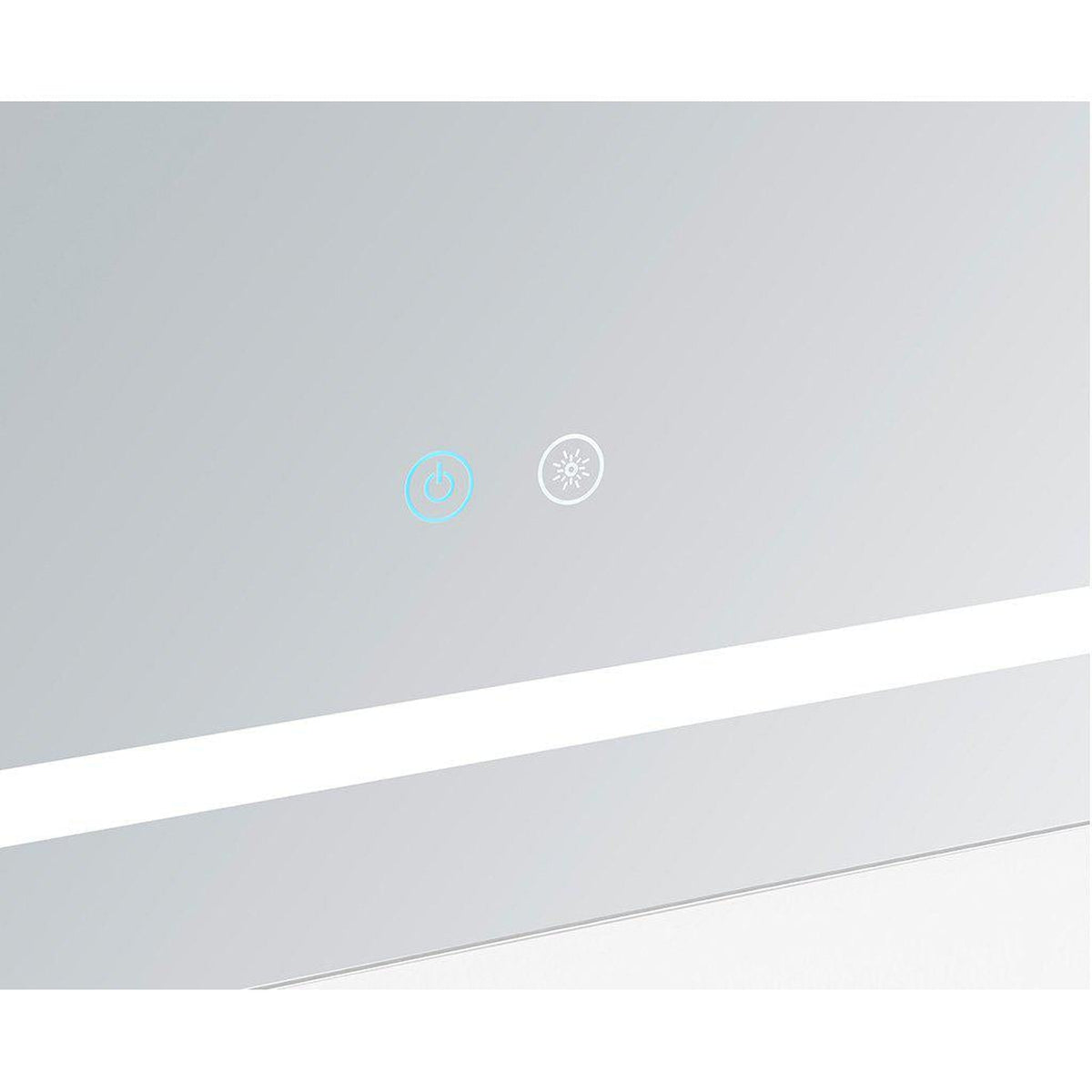 Aquadom Daytona 72" X 36" Rectangle Ultra-Slim Frame LED Lighted Bathroom Mirror With Defogger - D-7236