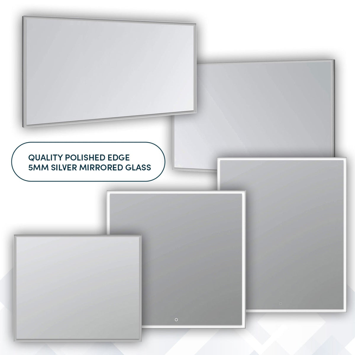 Aquadom Edge 96" x 32" LED Lighted Mirror - E-9632-N