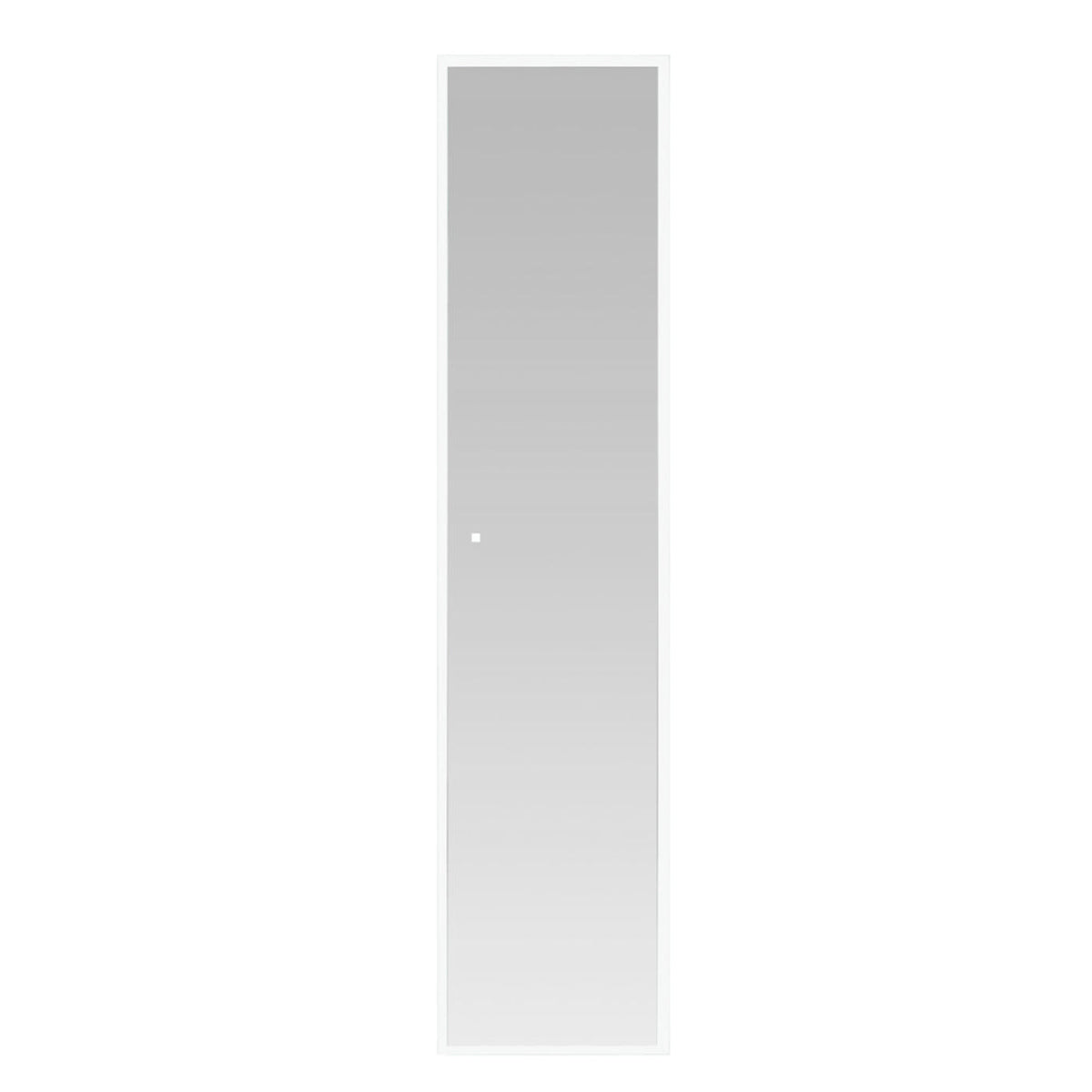 Aquadom Edge Royale 15" x 70" Right Hinged Medicine Cabinet With Lighting, Defogger, Integrated LED 3X Magnifying Mirror, 8mm Clear Adjustable Glass Shelves and Electrical Outlet With USB - ER-1570R-N