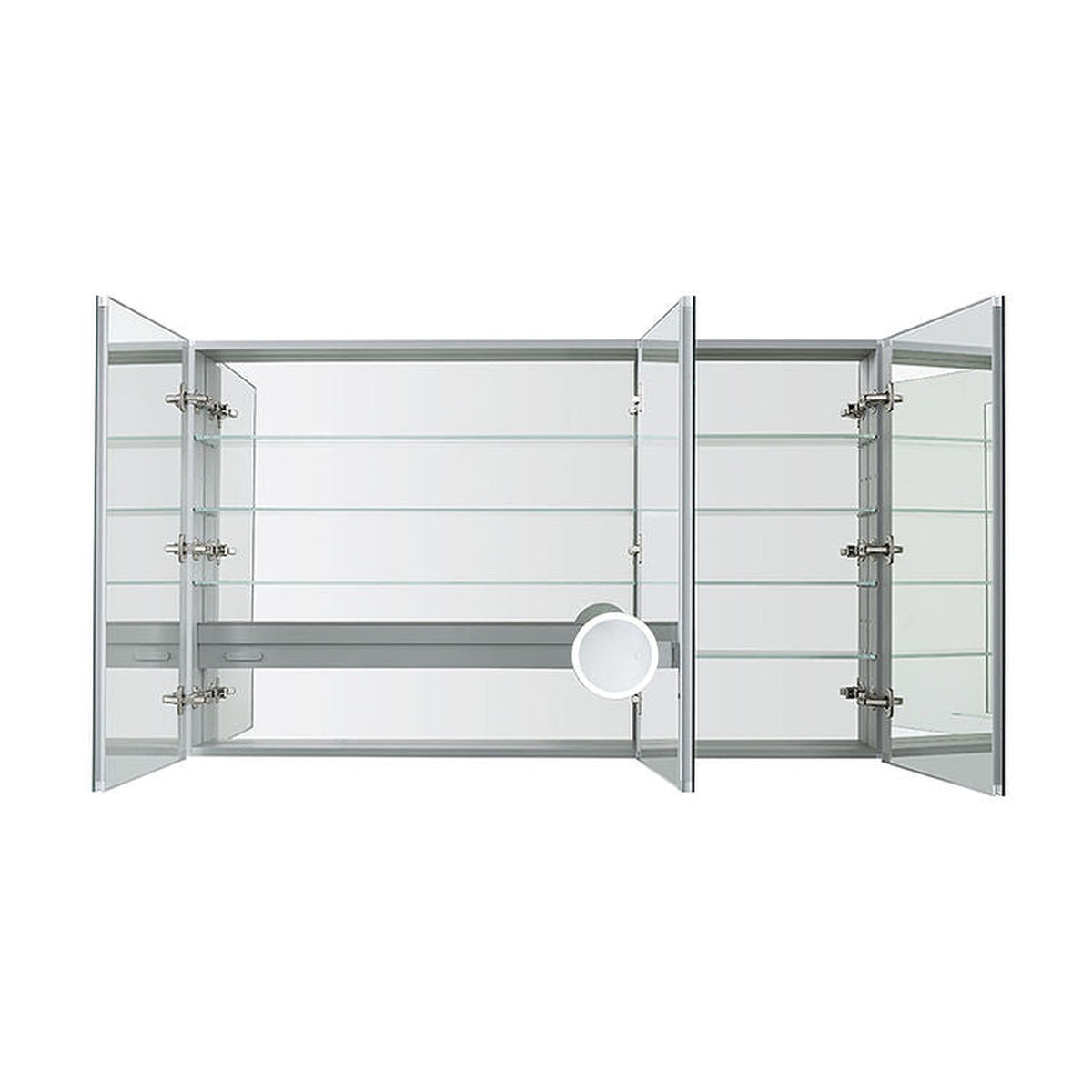 Aquadom Royal  60" x 30" Triple Door Medicine Cabinet With 3x LED Magnifying Mirror - R3-6030E