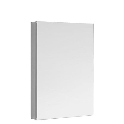 Aquadom Royale 24" x 30" Rectangular Left-Hinged Recessed or Surface Mount Medicine Cabinet With LED Lighting, Touch Screen Button, Defogger - R-2430L-E