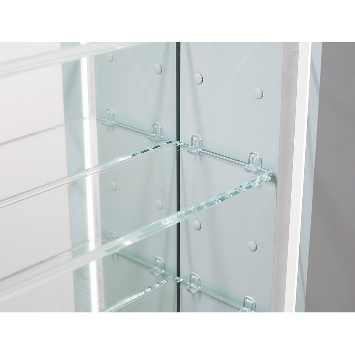 Aquadom Royale 30" x 30" Square Recessed or Surface Mount Bi-View Door Bathroom Medicine Cabinet - R-3030E