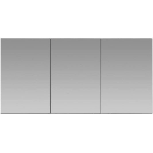 Aquadom Royale 60" x 30" Rectangular Recessed or Surface Mount Tri-View Bathroom Medicine Cabinet - R-6030