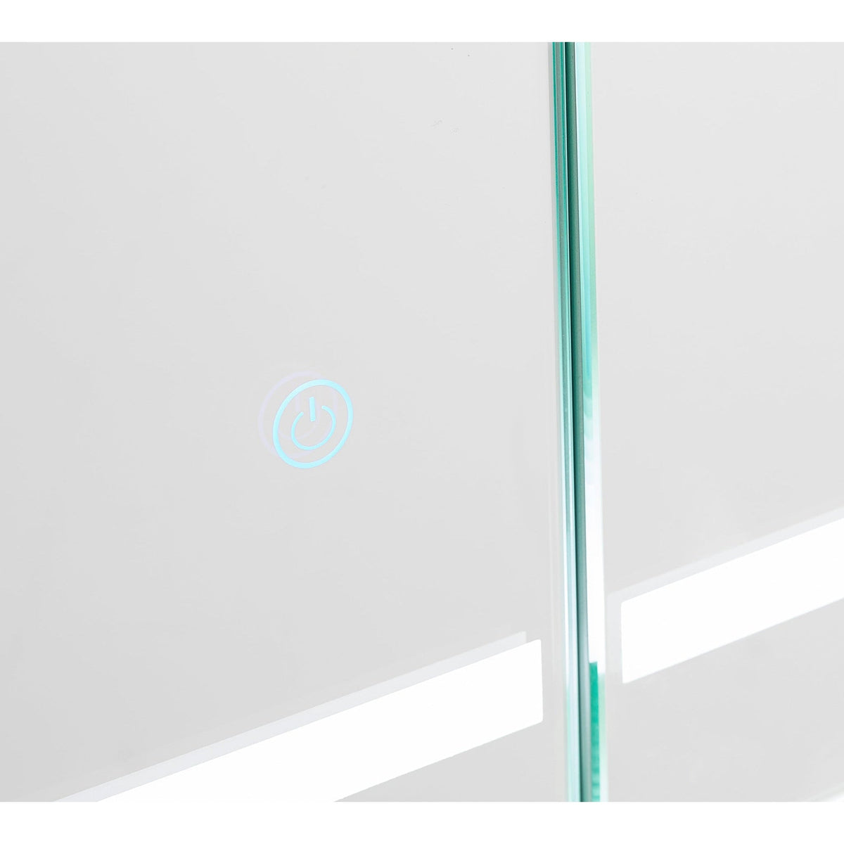 Aquadom Royale Plus 36" x 36" Square Recessed or Surface Mount Bi-View LED Lighted Bathroom Medicine Cabinet With Defogger, Electrical Outlet, Magnifying Mirror - RP-3636-N
