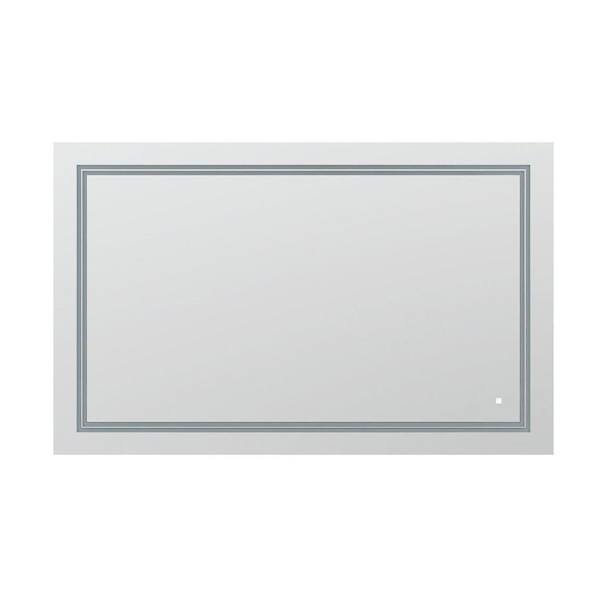 Aquadom SOHO 40" x 36" Rectangle Ultra-Slim Frame LED Lighted Bathroom Mirror With Defogger - S-4036-N