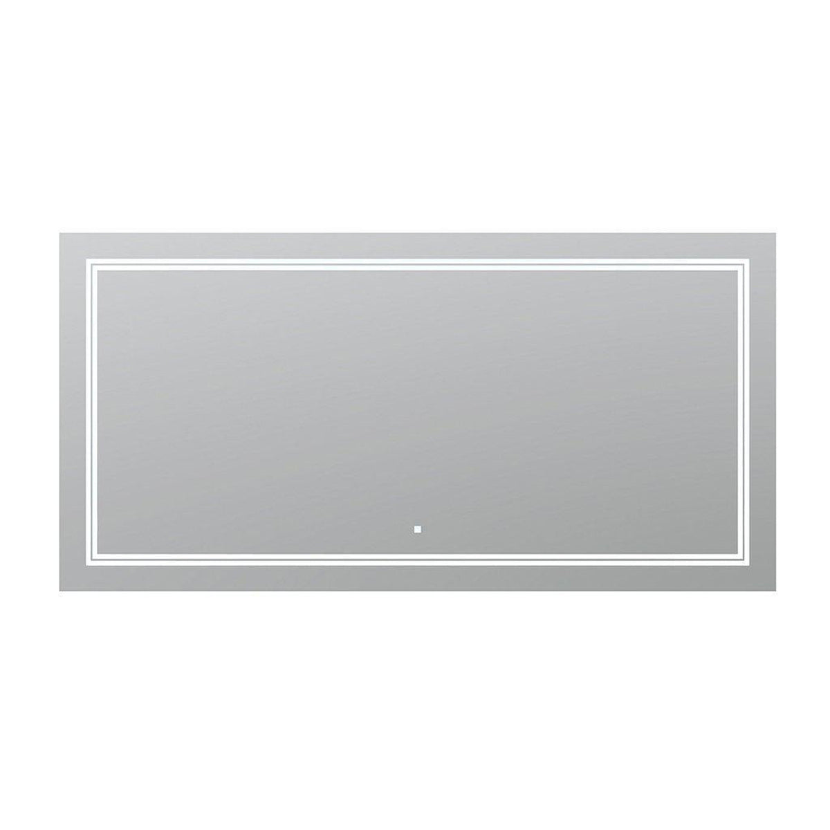 Aquadom SOHO 60" x 30" Rectangular Ultra-Slim Frame LED Lighted Bathroom Mirror With Defogger - S-6030-N