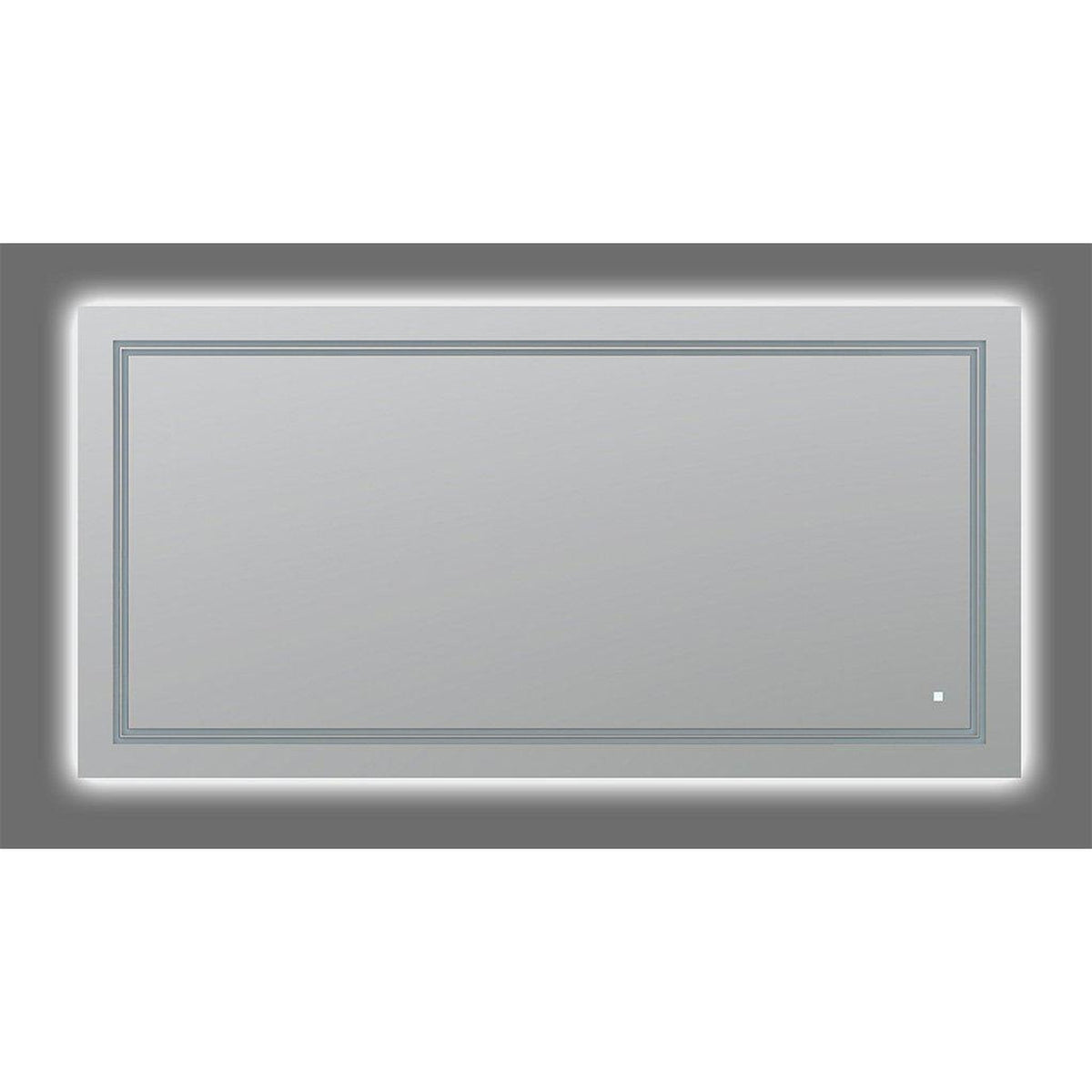 Aquadom SOHO 60" x 30" Rectangular Ultra-Slim Frame LED Lighted Bathroom Mirror With Defogger - S-6030-N