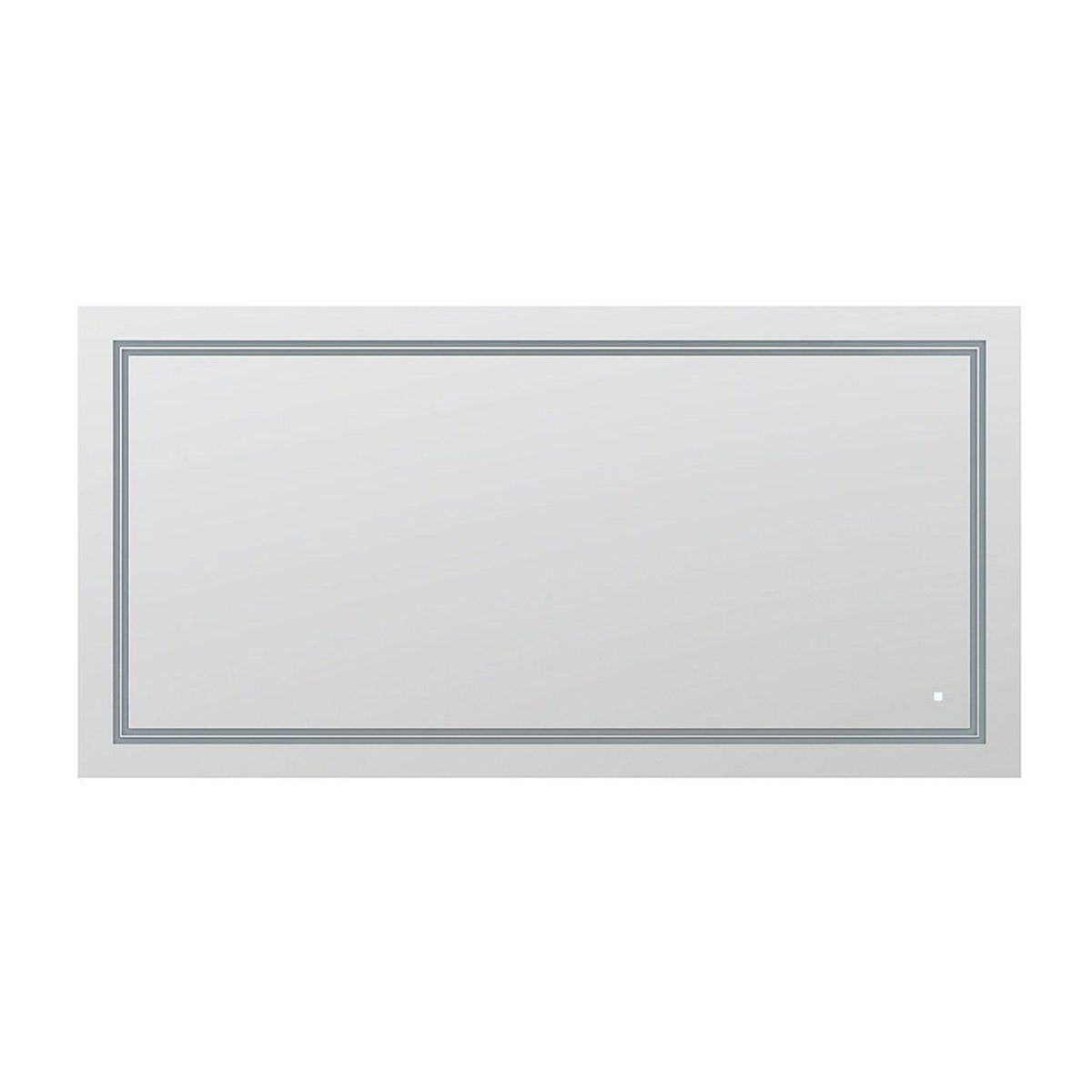 Aquadom SOHO 60" x 30" Rectangular Ultra-Slim Frame LED Lighted Bathroom Mirror With Defogger - S-6030-N