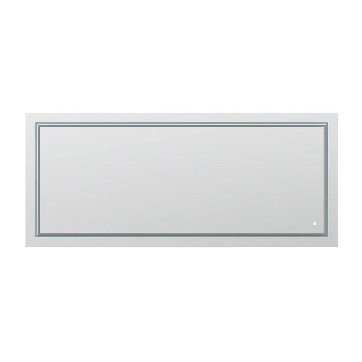 Aquadom SOHO 72" x 36" Rectangular Ultra-Slim Frame LED Lighted Bathroom Mirror With Defogger - S-7236-N
