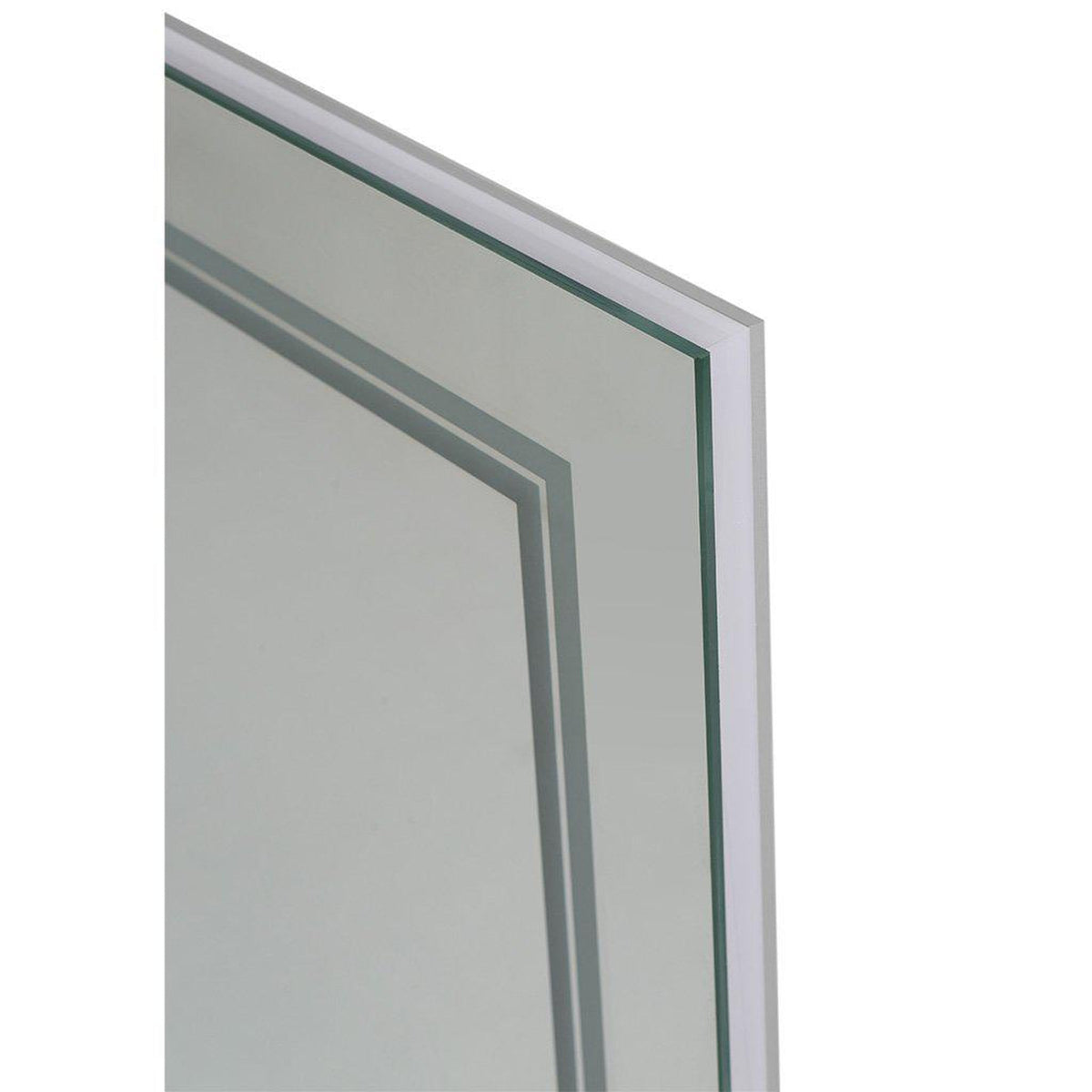 Aquadom SOHO 72" x 36" Rectangular Ultra-Slim Frame LED Lighted Bathroom Mirror With Defogger - S-7236-N
