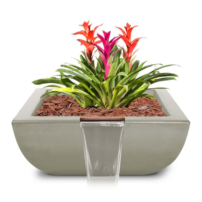 Avalon Concrete Planter & Water Bowl Ash