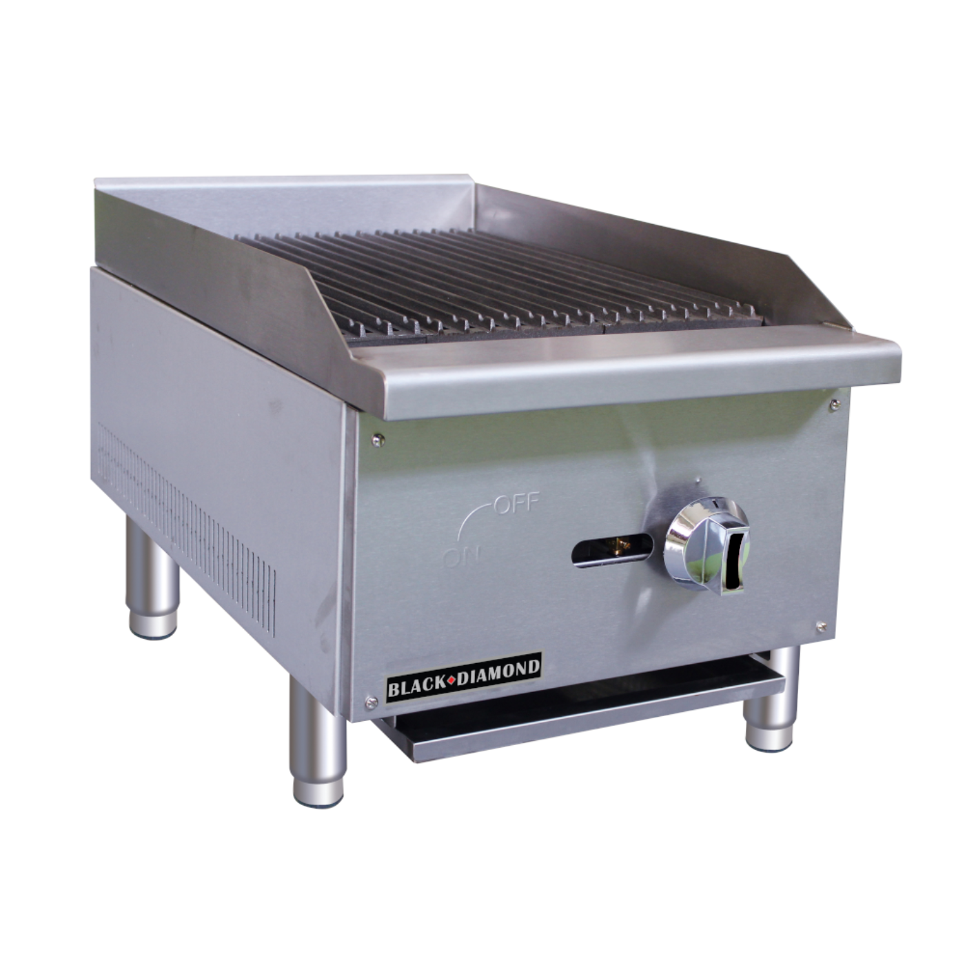 Adcraft BDECTC-16/NG Black Diamond Standard Series Gas Charbroiler 16
