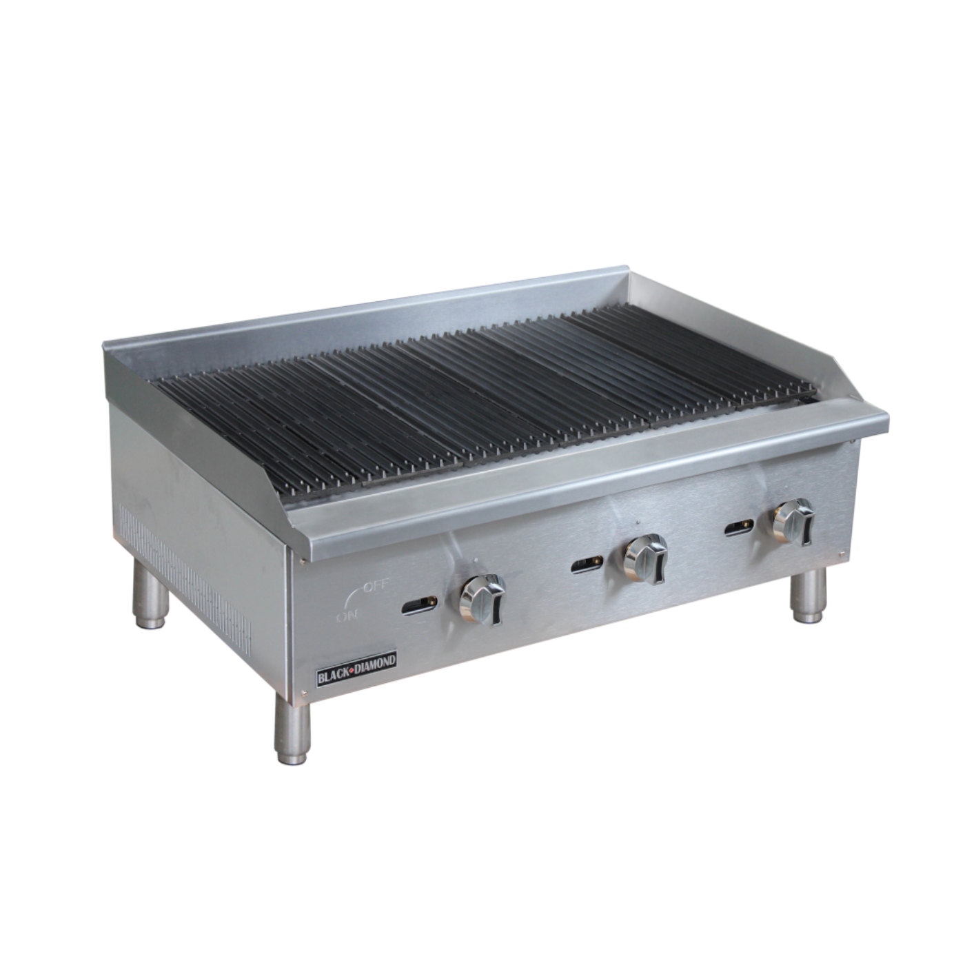 Adcraft BDECTC-36/NG Black Diamond Standard Series Gas Charbroiler 36