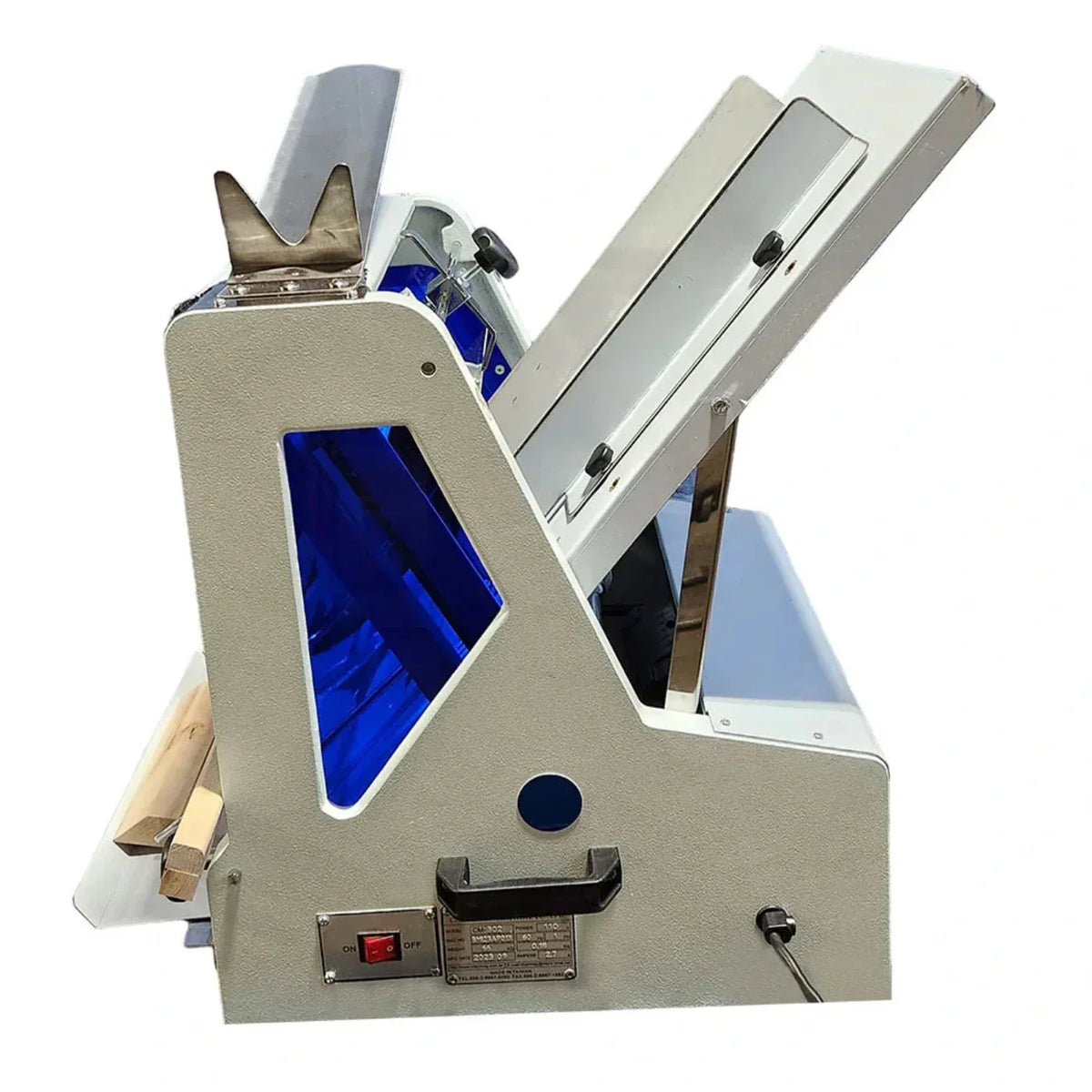 BakeMax 30" Gravity Feed Bread Slicer, Countertop 15" Max Loaf Length - BMGF001-1