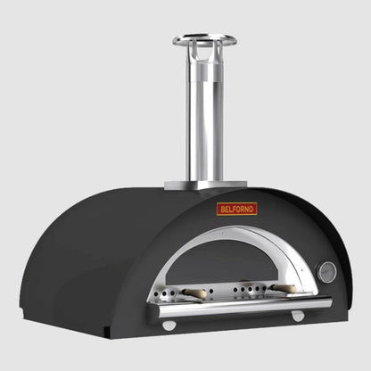 Belforno Countertop Medio Gas-Fired Pizza Oven - Black