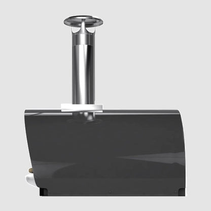 Belforno Countertop Medio Gas-Fired Pizza Oven - Black Side