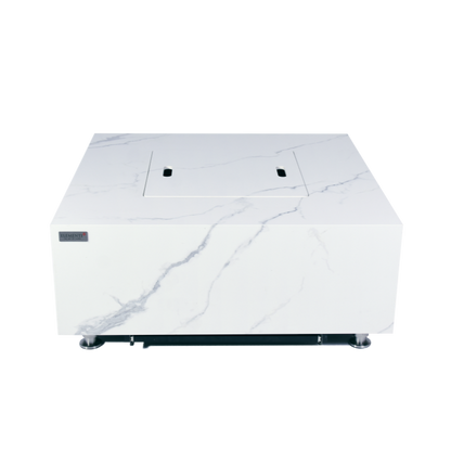 Bianco Fire Table with Lid