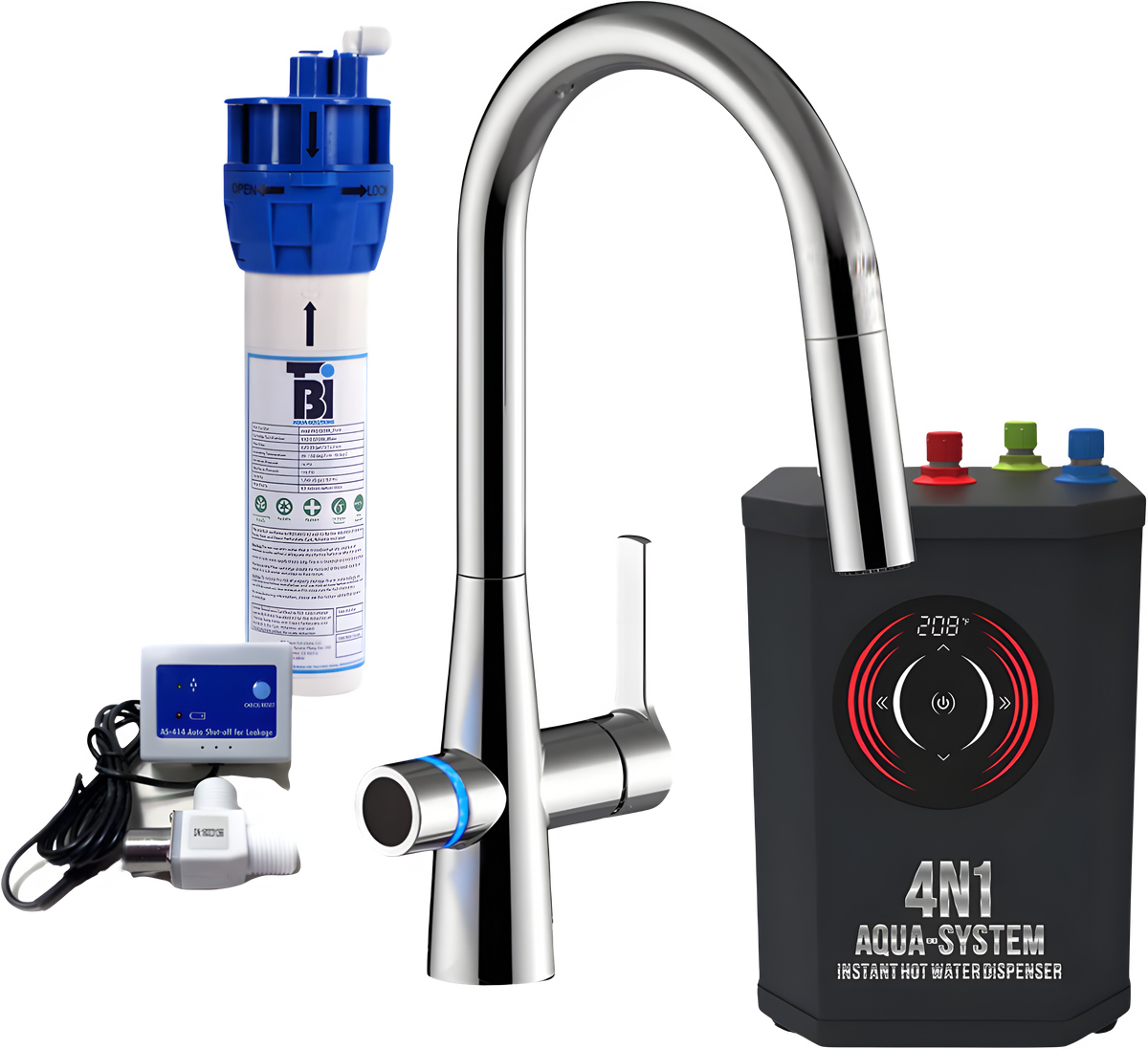 AquaNuTech 4N1 Aqua-System PLUS with FL1000 Filtration System New