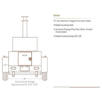 CBO 750 Tailgater back View Diagram