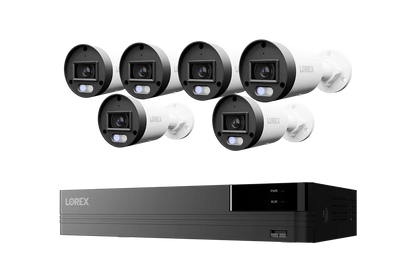 Lorex Connect U Series 4K 8-Channel Wired NVR System with U3 4K PoE Bullet Cameras - 2TB (Cables not included)