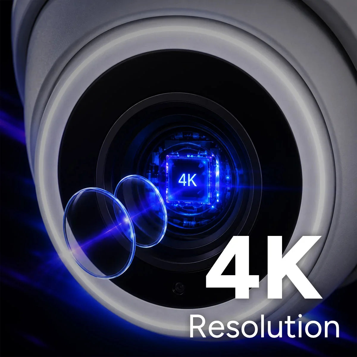 Lorex Connect V Series 4K 8-Channel Wired NVR System with V3 4K PoE Turret Cameras - 1TB (Cables not included)  CN301V3-TW2-8CH1T