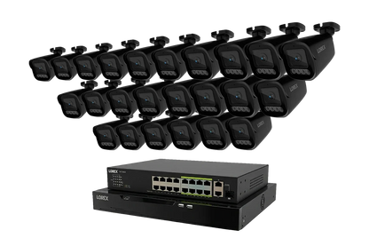 Lorex Connect X Series 4K 32-Channel Wired NVR System with X3 Bullet Security Cameras - 8TB (Cables not included)