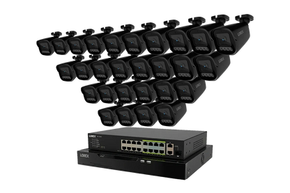 Lorex Connect X Series 4K 32-Channel Wired NVR System with X3 Bullet Security Cameras - 8TB (Cables not included)