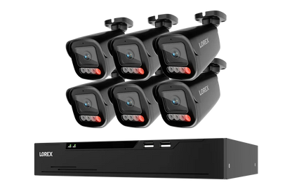 Lorex Connect X Series 4K 8-Channel Wired NVR System with X5 Bullet Security Cameras - 2TB (Cables not included)
