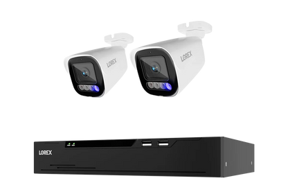 Lorex Connect X Series 4K 8-Channel Wired NVR System with X5 Bullet Security Cameras - 2TB (Cables not included)