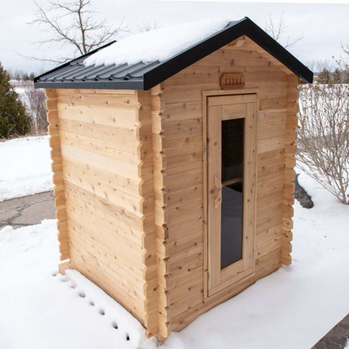 Dundalk Leisurecraft Granby Outdoor Cabin Sauna - CTC66E