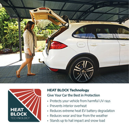 Palram - Canopia | Arcadia Alpine RV Carport 12x28x11.5 ft - HG9127