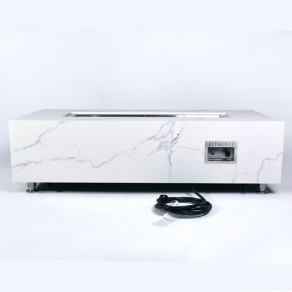 Carrara Fire Table Back View