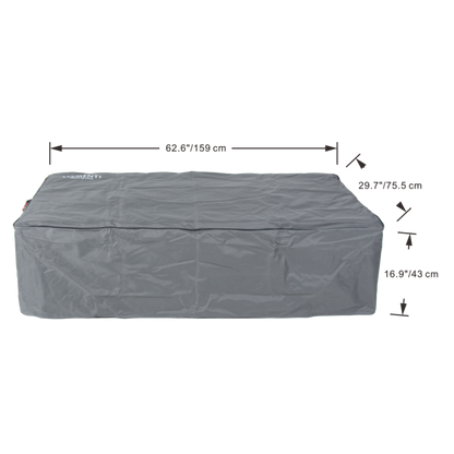 Carrara Fire Table Cover Dimensions