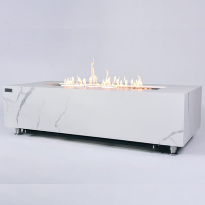 Carrara Fire Table Side