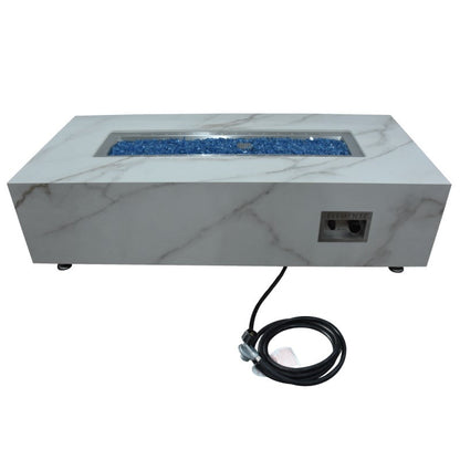 Carrara Fire Table with Hose