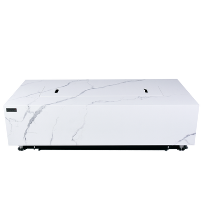 Carrara Fire Table with Lid