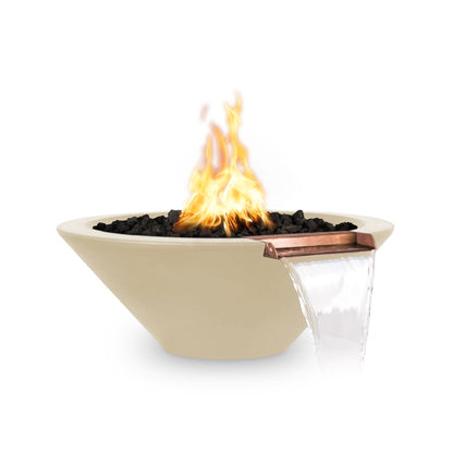 Cazo Concrete Fire & Water Bowl Vanilla