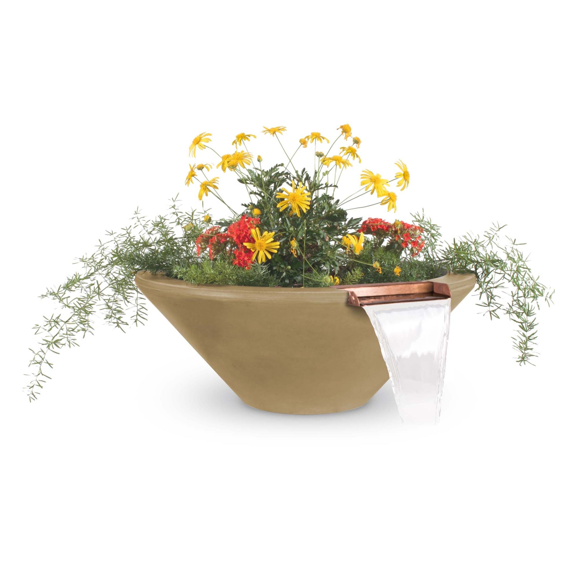 CazoPlanterBowlwithWater-brown