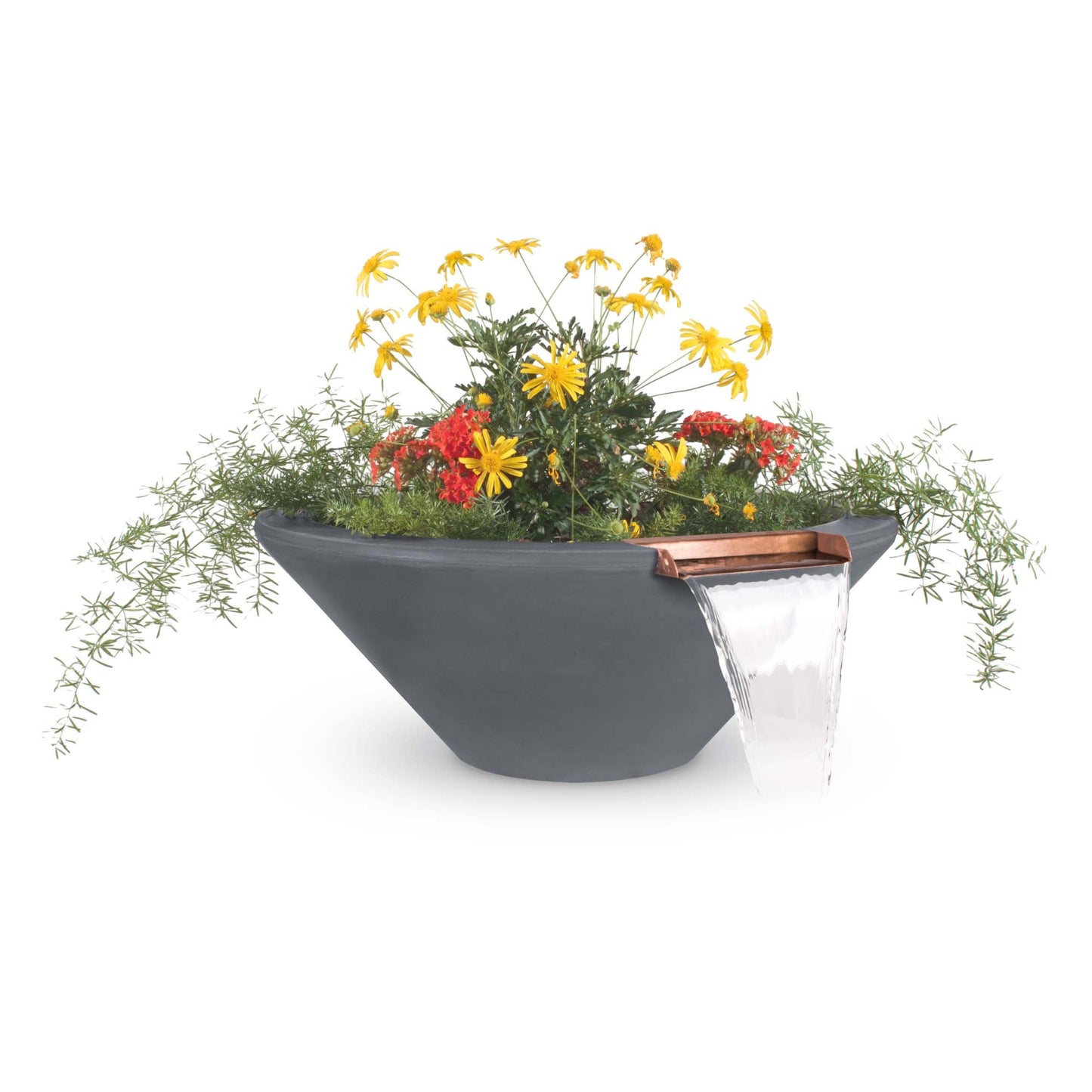 CazoPlanterBowlwithWater-gray