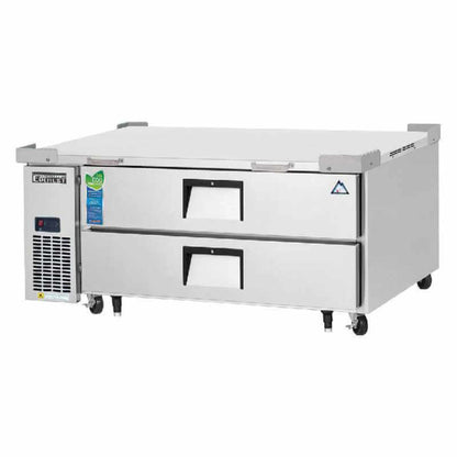Everest - ECB48D2 Commercial 48" Chef Base Refrigerator 2 Drawers - ECB48D2