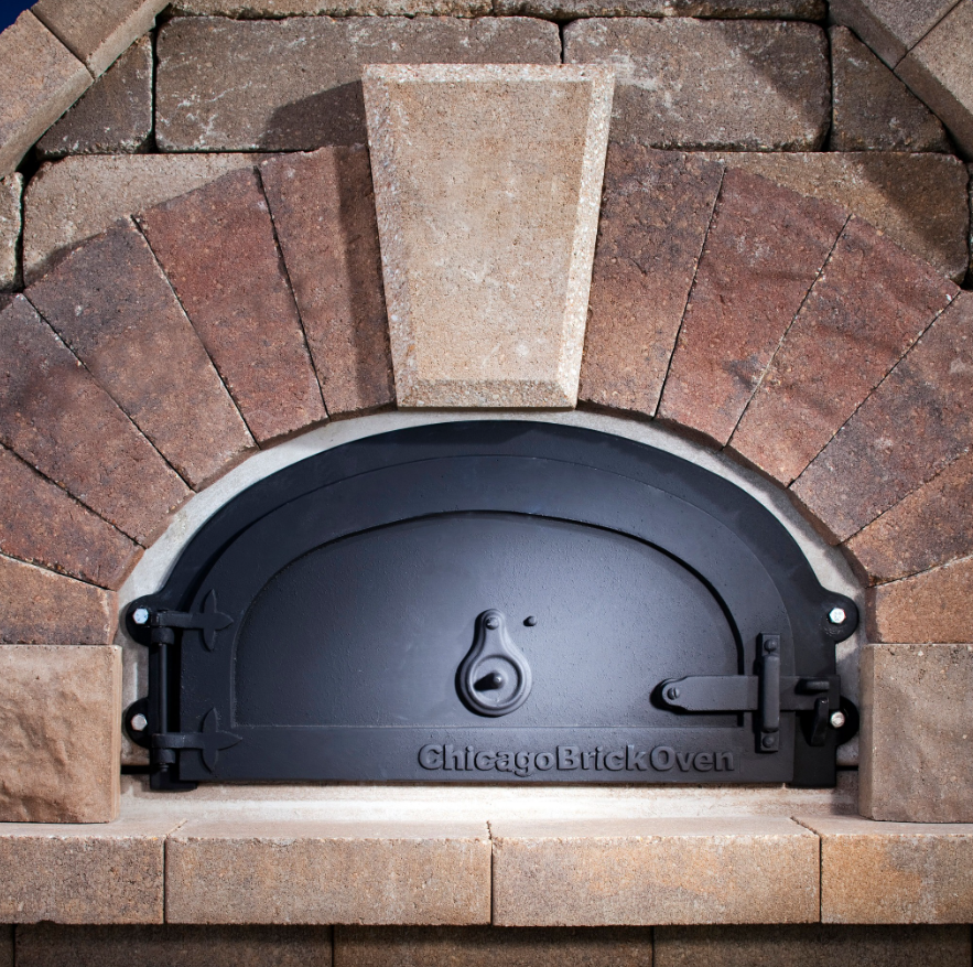 Chicago Brick Oven 750 DIY Kit Built with Bricks