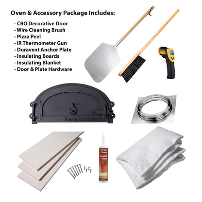 Chicago Brick Oven 750 Hybrid DIY Kit Items Included